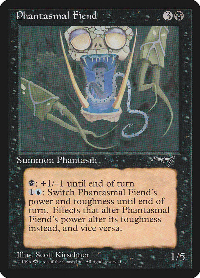 Phantasmal Fiend (Dark Green Background) [Alliances] | Lots Moore NSW
