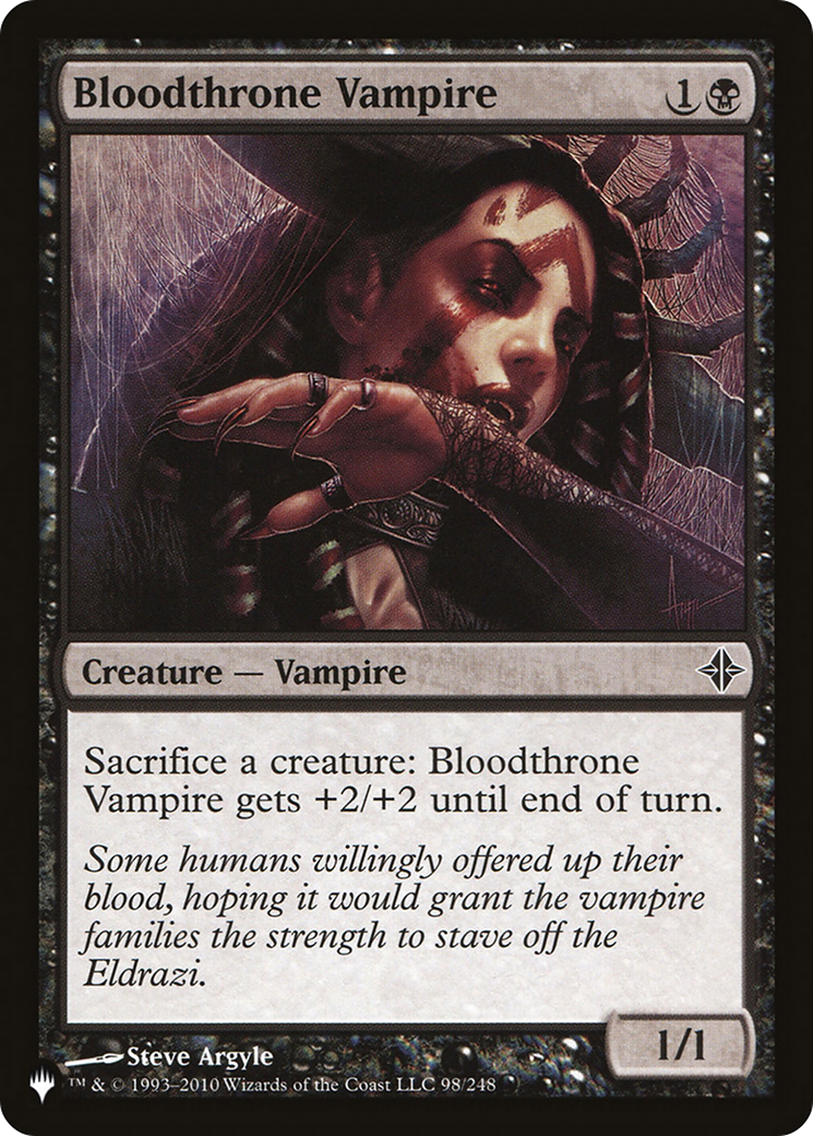 Bloodthrone Vampire [The List Reprints] | Lots Moore NSW