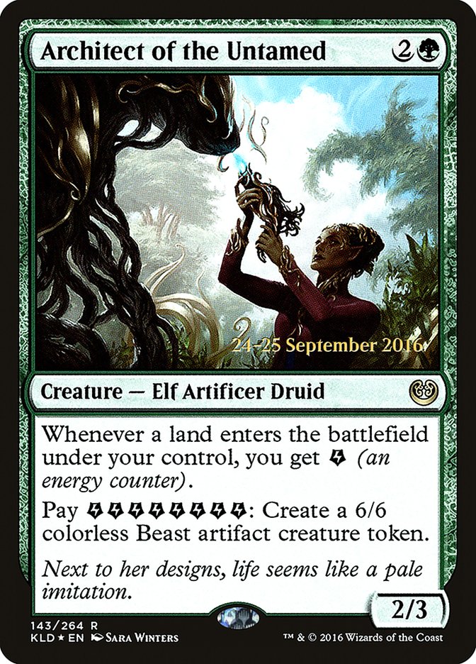 Architect of the Untamed [Kaladesh Prerelease Promos] | Lots Moore NSW
