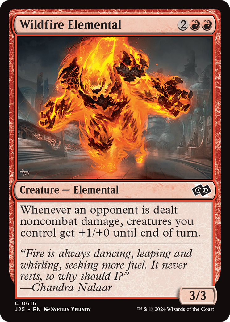 Wildfire Elemental [Foundations Jumpstart] | Lots Moore NSW