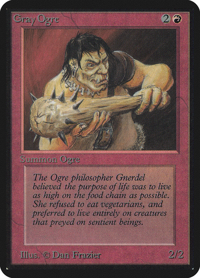 Gray Ogre [Alpha Edition] | Lots Moore NSW