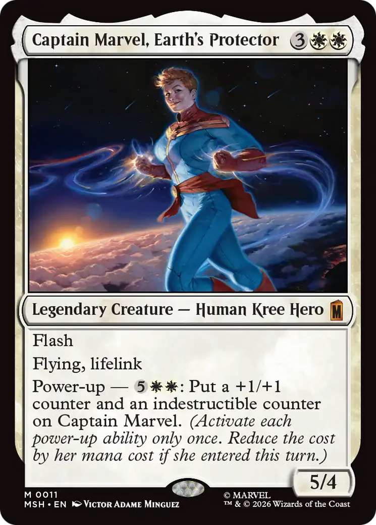 Captain Marvel, Earth's Protector [Marvel Super Heroes] | Lots Moore NSW