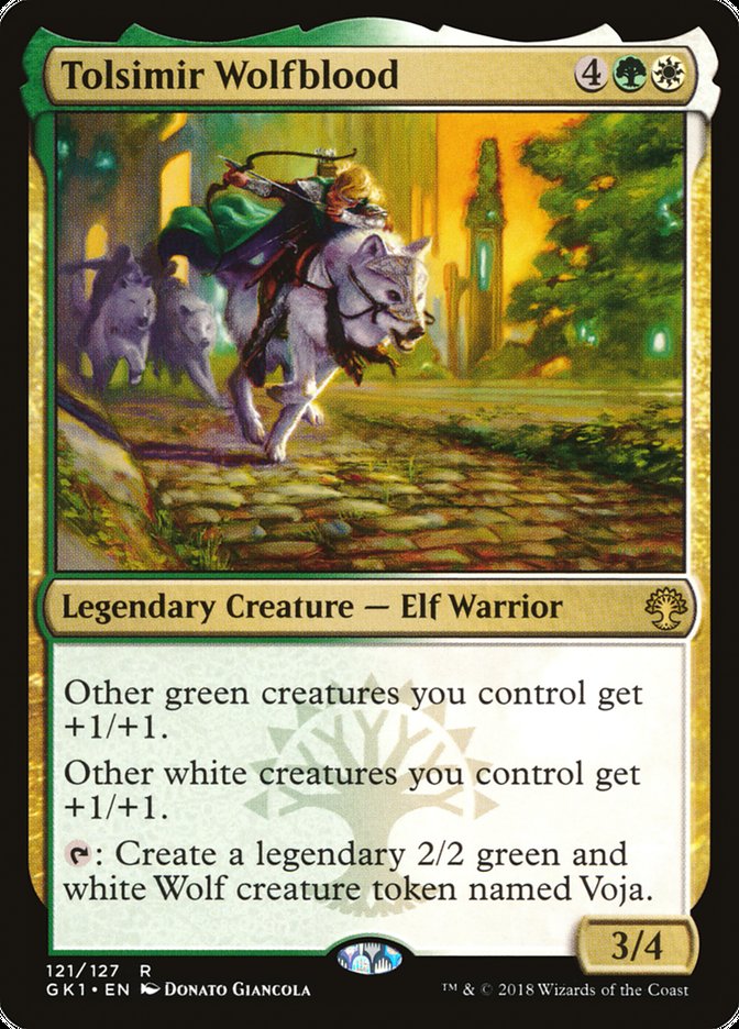 Tolsimir Wolfblood [Guilds of Ravnica Guild Kit] | Lots Moore NSW