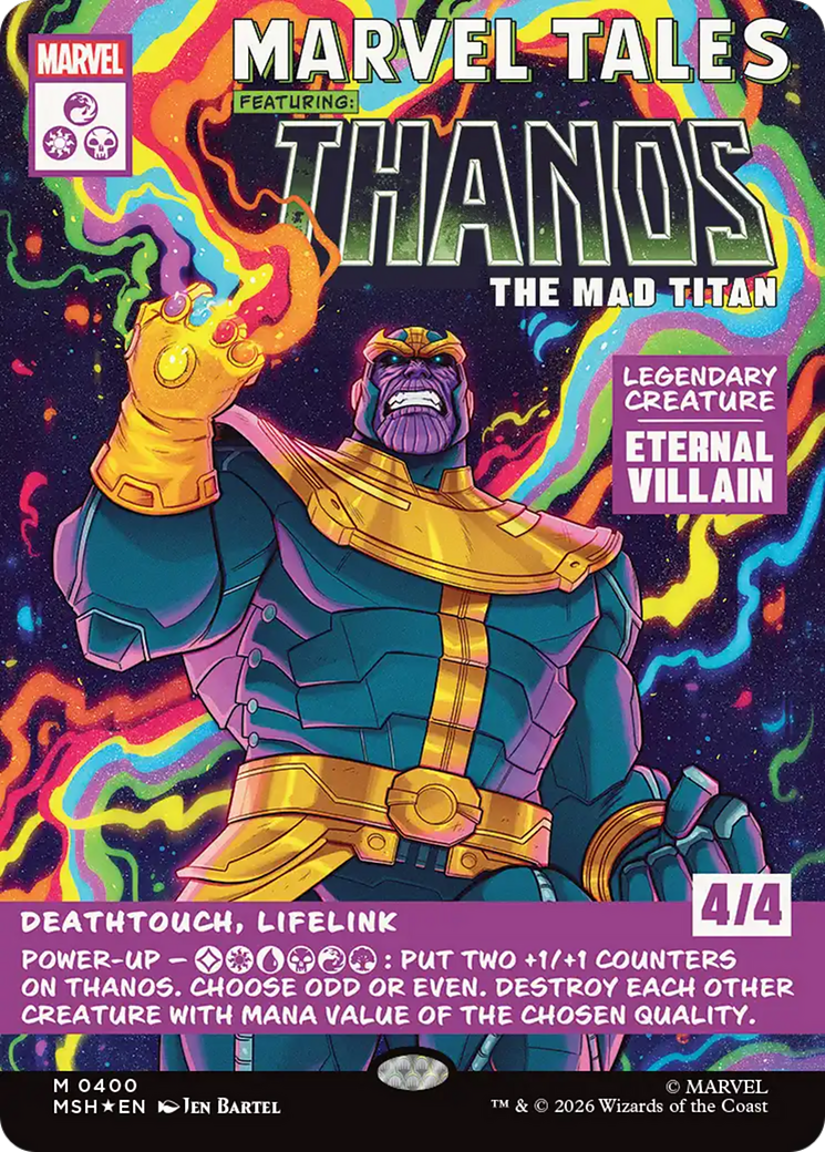 Thanos, The Mad Titan (Borderless) (0400) [Marvel Super Heroes] | Lots Moore NSW