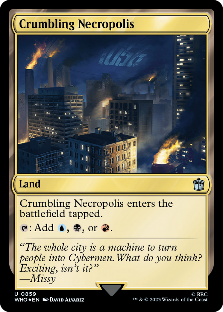 Crumbling Necropolis (Surge Foil) [Doctor Who] | Lots Moore NSW