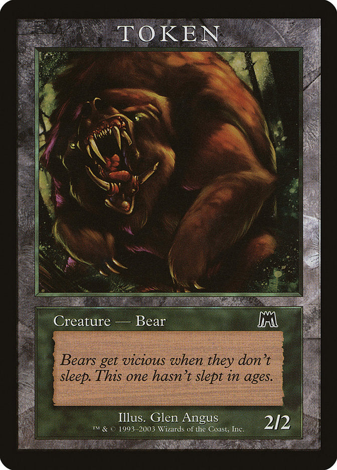 Bear Token [Magic Player Rewards 2003] | Lots Moore NSW