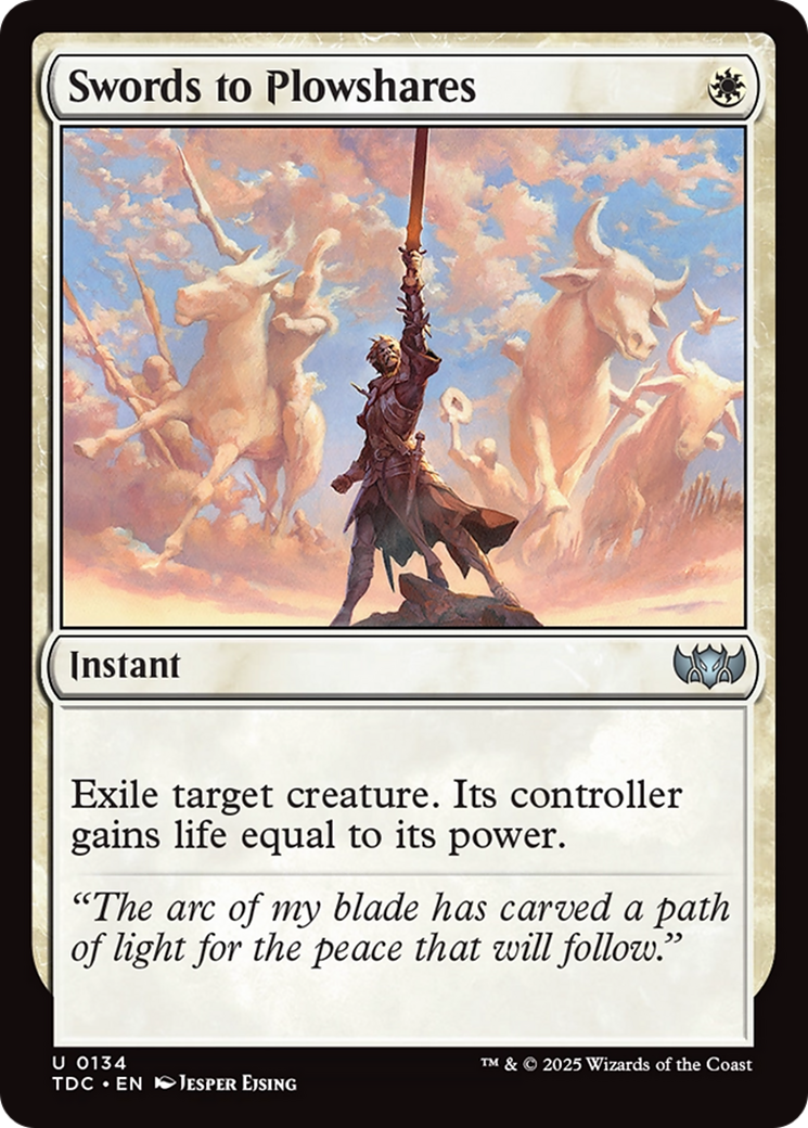 Swords to Plowshares [Tarkir: Dragonstorm Commander] | Lots Moore NSW