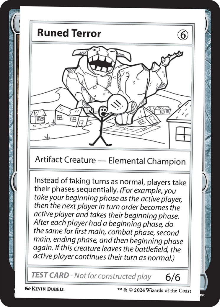 Runed Terror [Mystery Booster 2 Playtest Cards] | Lots Moore NSW