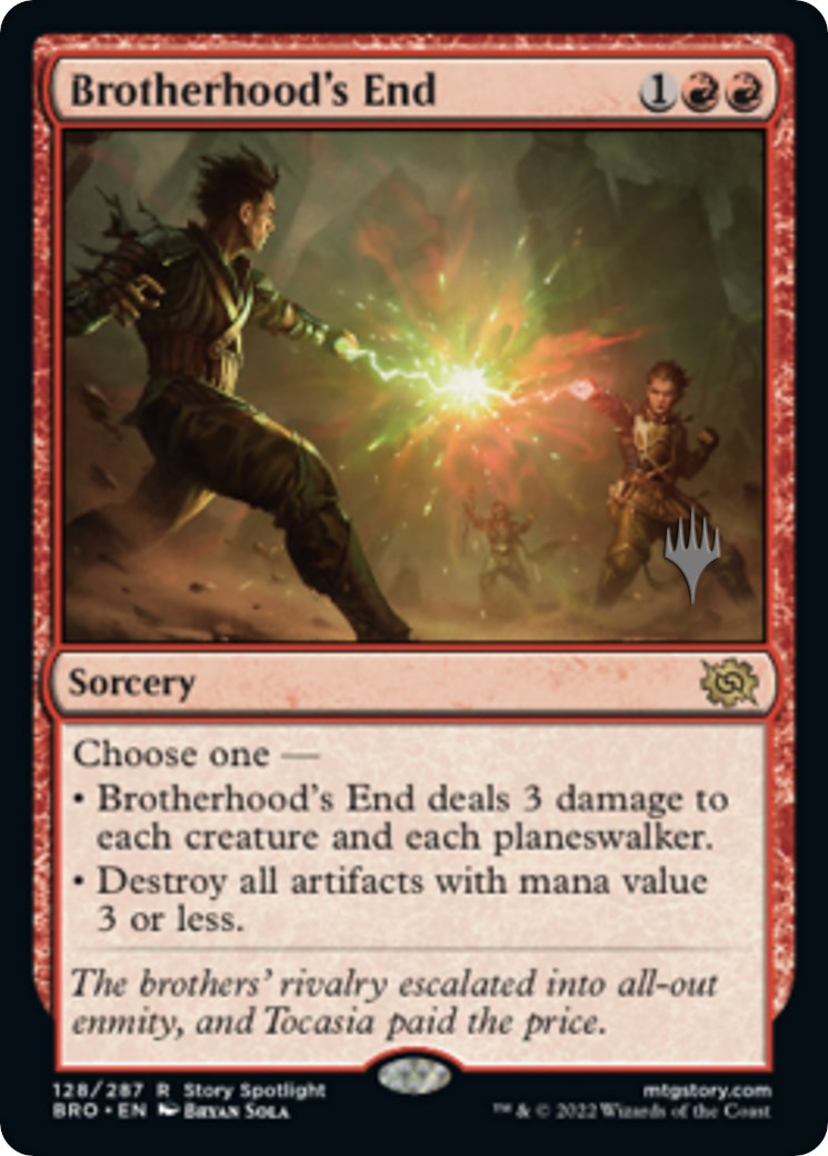 Brotherhood's End (Promo Pack) [The Brothers' War Promos] | Lots Moore NSW