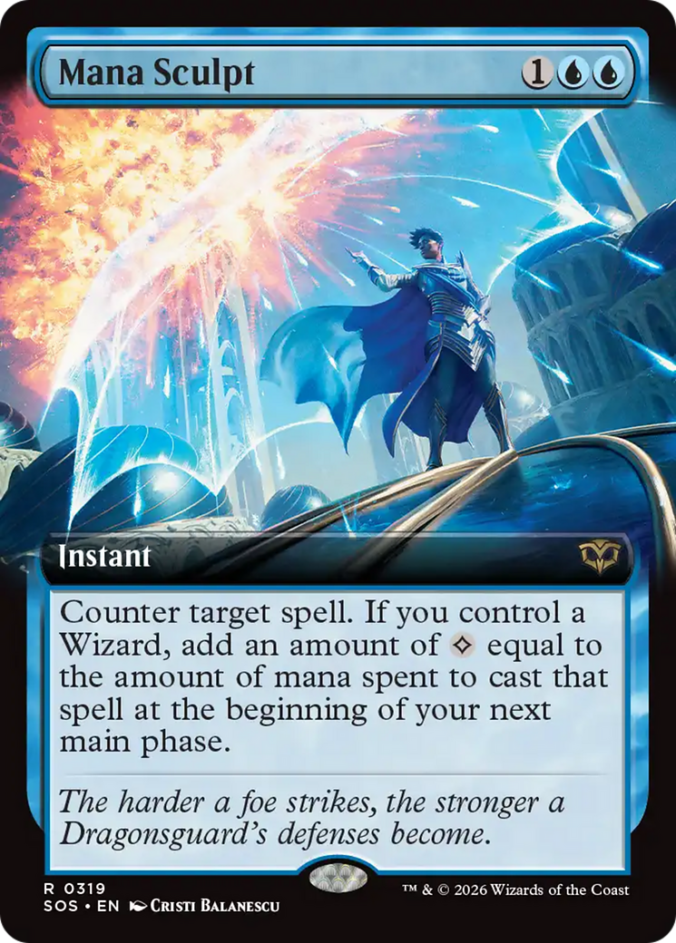 Mana Sculpt (Extended Art) [Secrets of Strixhaven] Magic: The Gathering | Lots Moore NSW
