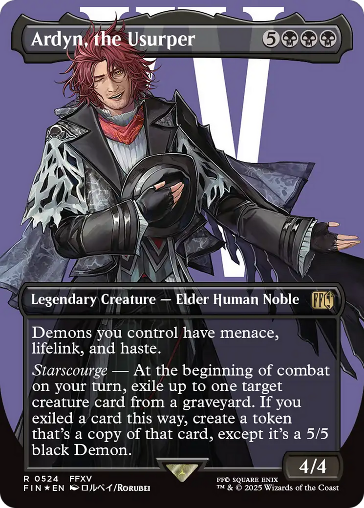 Ardyn, the Usurper (Borderless) (Surge Foil) [FINAL FANTASY] | Lots Moore NSW