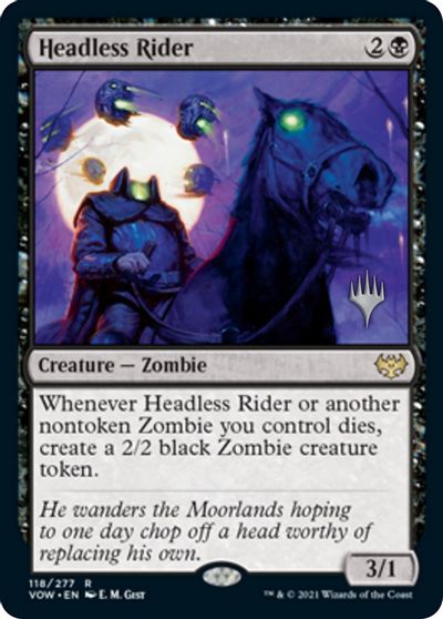Headless Rider (Promo Pack) [Innistrad: Crimson Vow Promos] | Lots Moore NSW