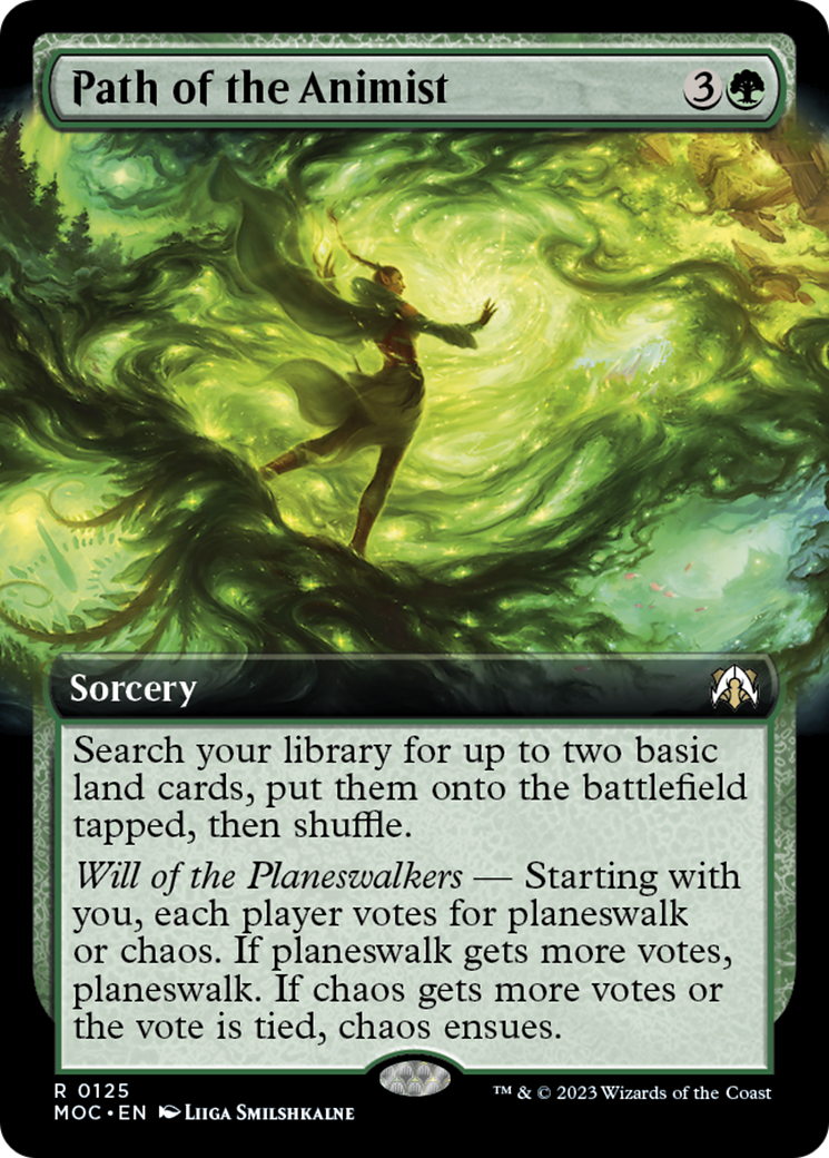 Path of the Animist (Extended Art) [March of the Machine Commander] | Lots Moore NSW