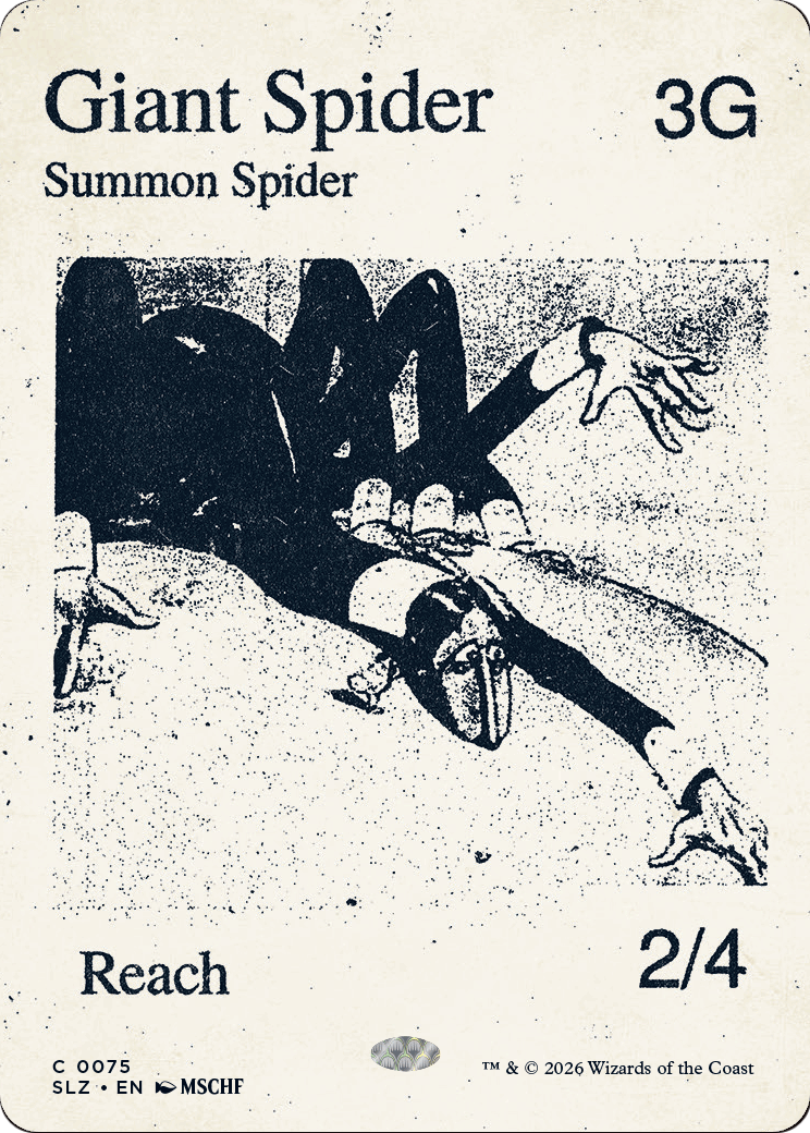 Giant Spider (0075) [Secret Lair x MSCHF: The Zeta Set] | Lots Moore NSW