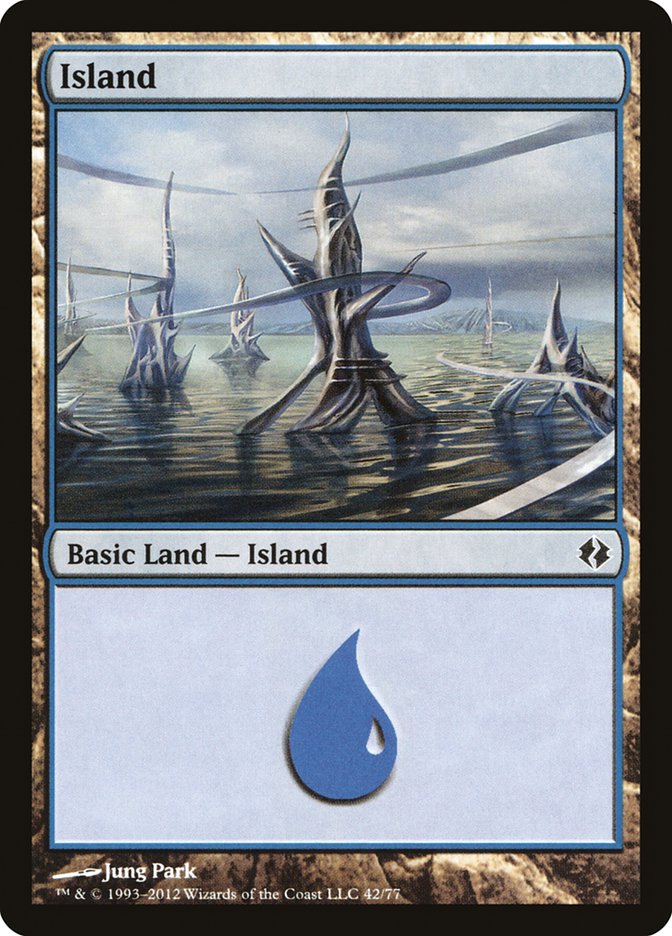 Island (42) [Duel Decks: Venser vs. Koth] | Lots Moore NSW