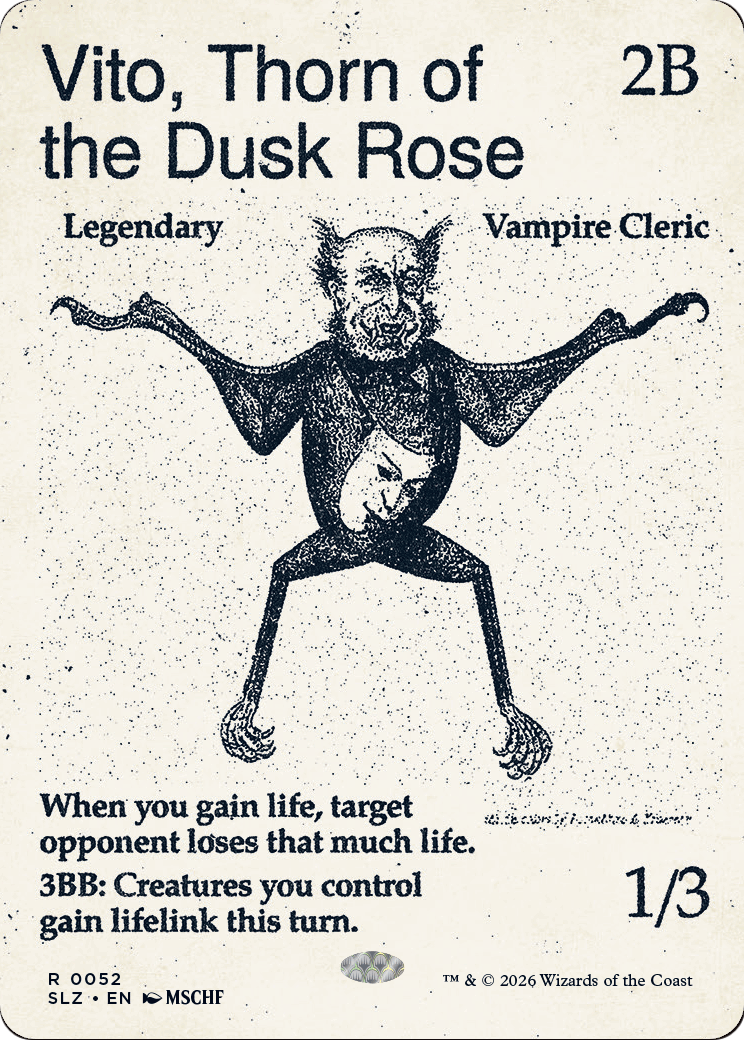 Vito, Thorn of the Dusk Rose (0052) [Secret Lair x MSCHF: The Zeta Set] | Lots Moore NSW