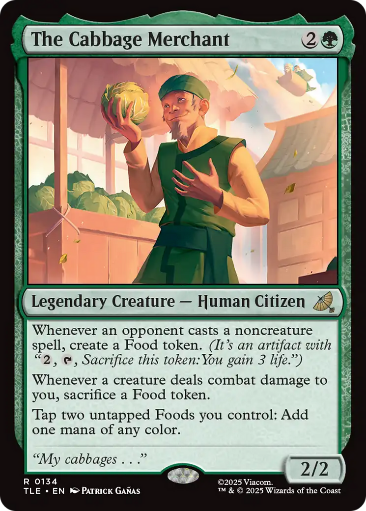 The Cabbage Merchant [Avatar: The Last Airbender: Eternal-Legal] | Lots Moore NSW