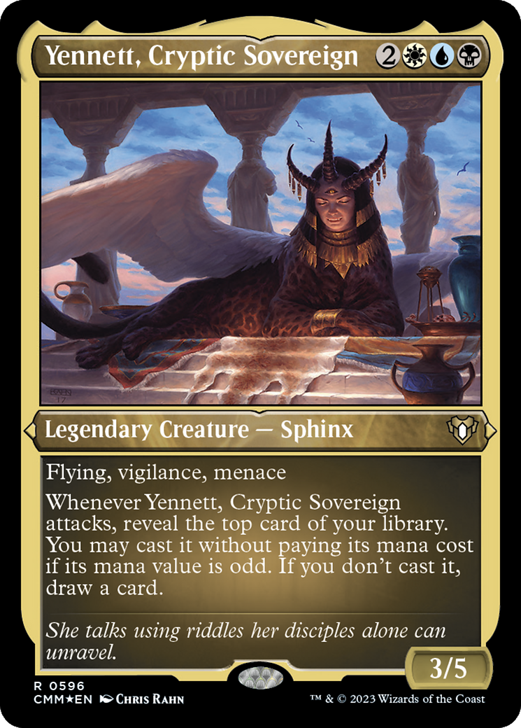 Yennett, Cryptic Sovereign (Foil Etched) [Commander Masters] | Lots Moore NSW