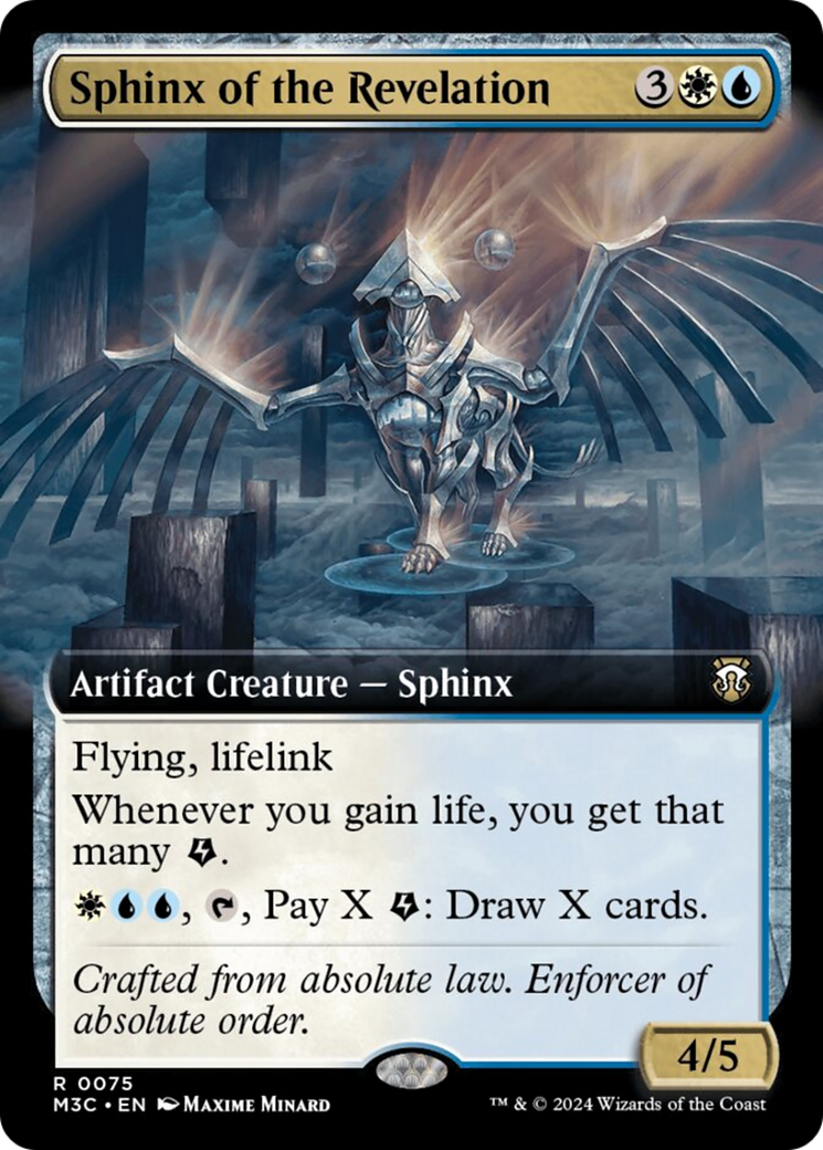 Sphinx of the Revelation (Extended Art) [Modern Horizons 3 Commander] | Lots Moore NSW