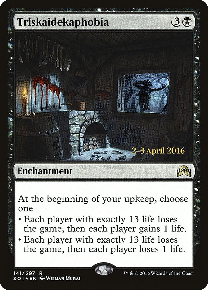 Triskaidekaphobia [Shadows over Innistrad Prerelease Promos] | Lots Moore NSW