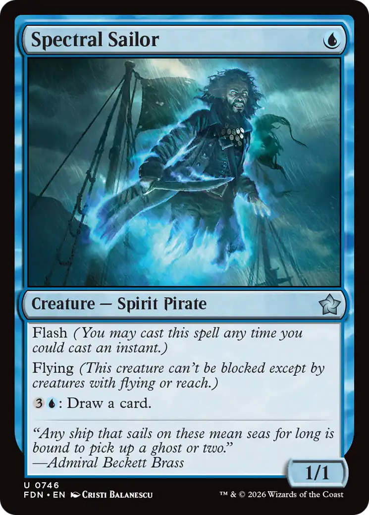 Spectral Sailor (0746) [Foundations] | Lots Moore NSW