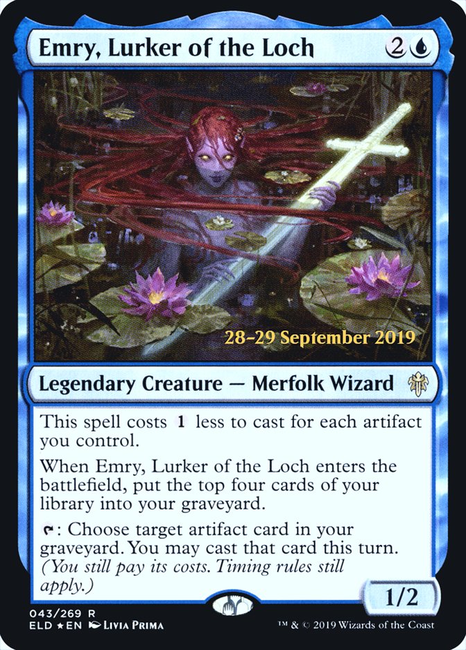 Emry, Lurker of the Loch [Throne of Eldraine Prerelease Promos] | Lots Moore NSW