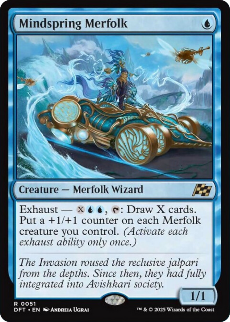 Mindspring Merfolk [Aetherdrift] | Lots Moore NSW