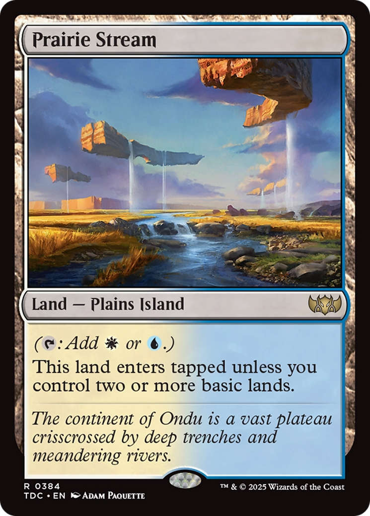 Prairie Stream [Tarkir: Dragonstorm Commander] | Lots Moore NSW