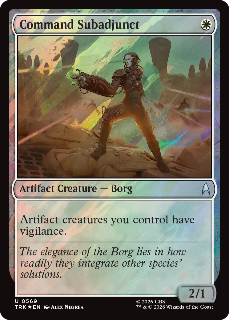Command Subadjunct (Surge Foil) [Star Trek] | Lots Moore NSW