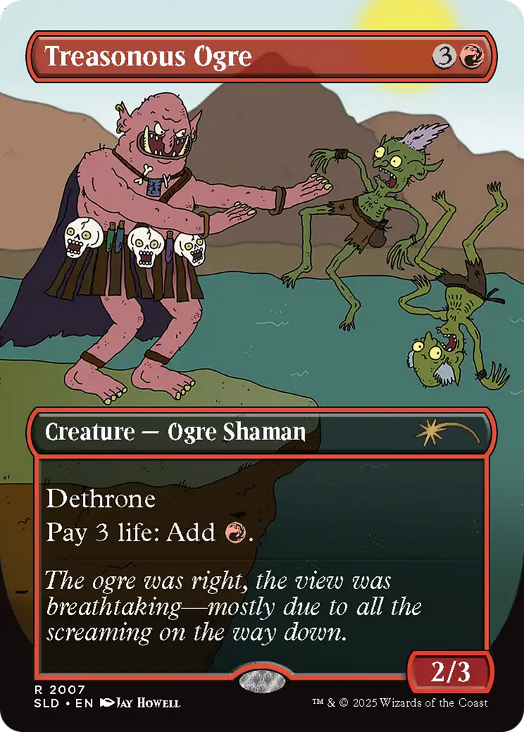 Treasonous Ogre (Rainbow Foil) [Secret Lair Drop Series] | Lots Moore NSW