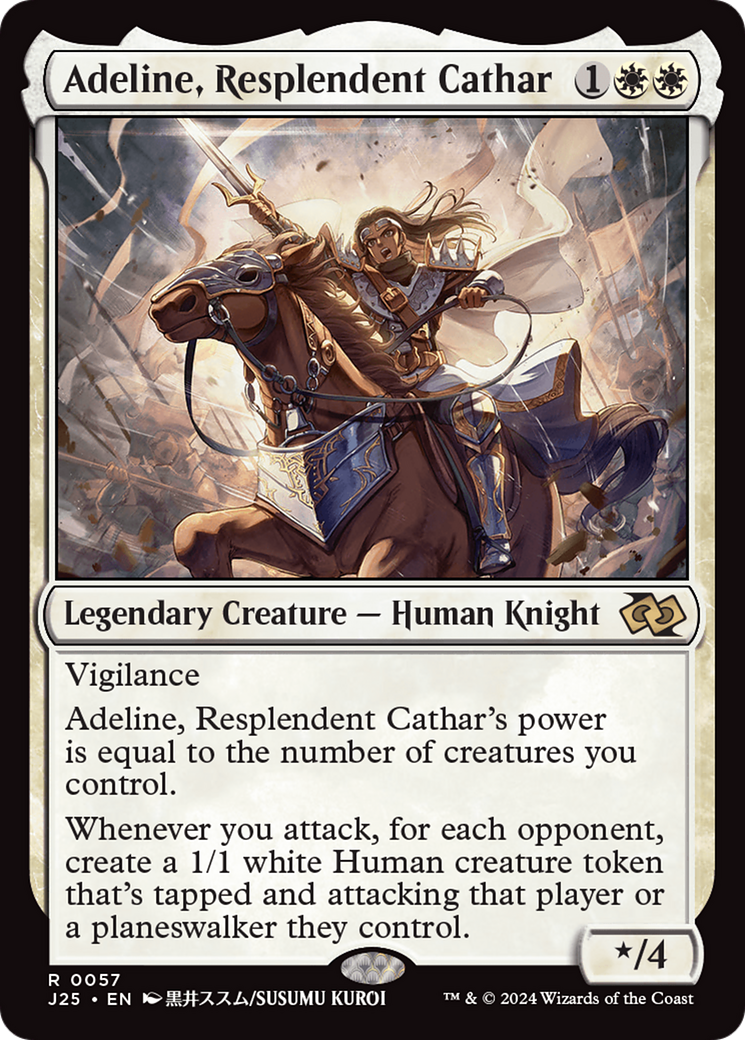 Adeline, Resplendent Cathar (Anime) [Foundations Jumpstart] | Lots Moore NSW