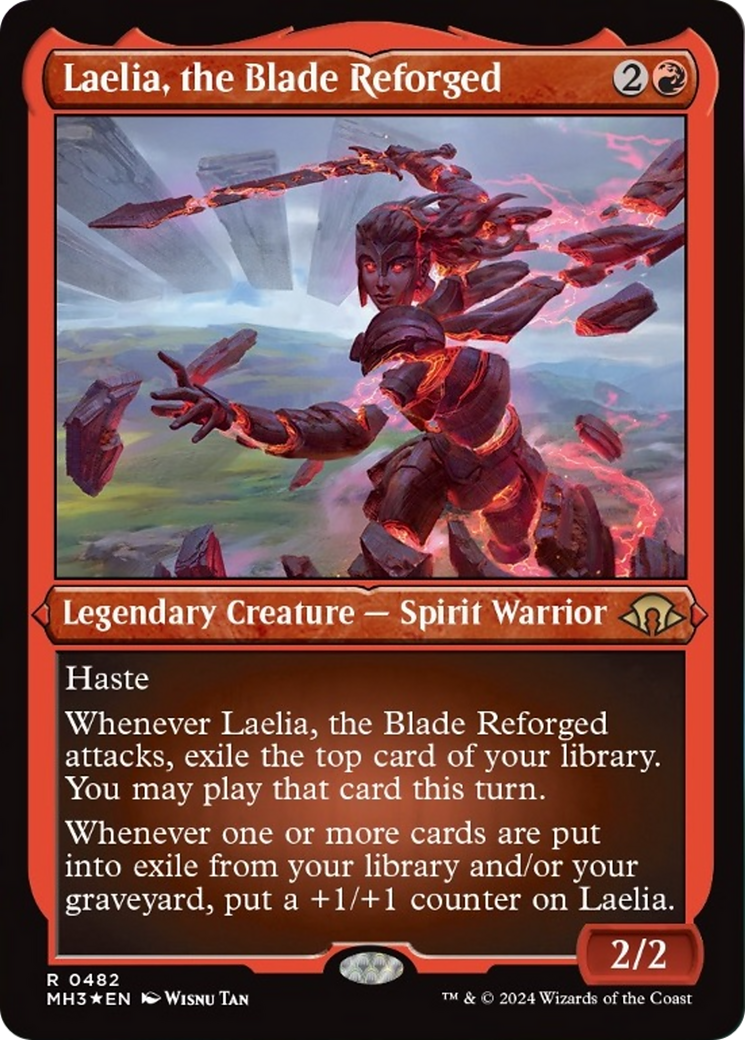 Laelia, the Blade Reforged (Foil Etched) [Modern Horizons 3] | Lots Moore NSW