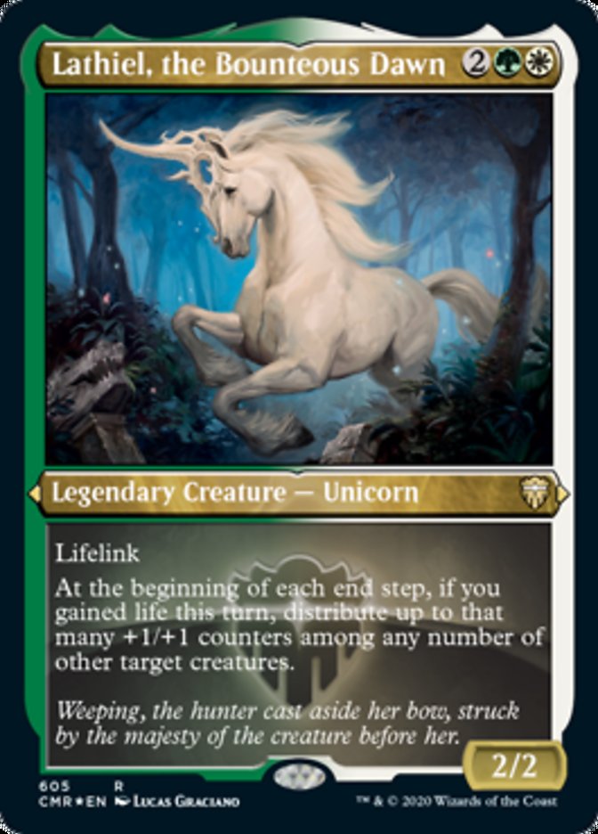 Lathiel, the Bounteous Dawn (Etched) [Commander Legends] | Lots Moore NSW