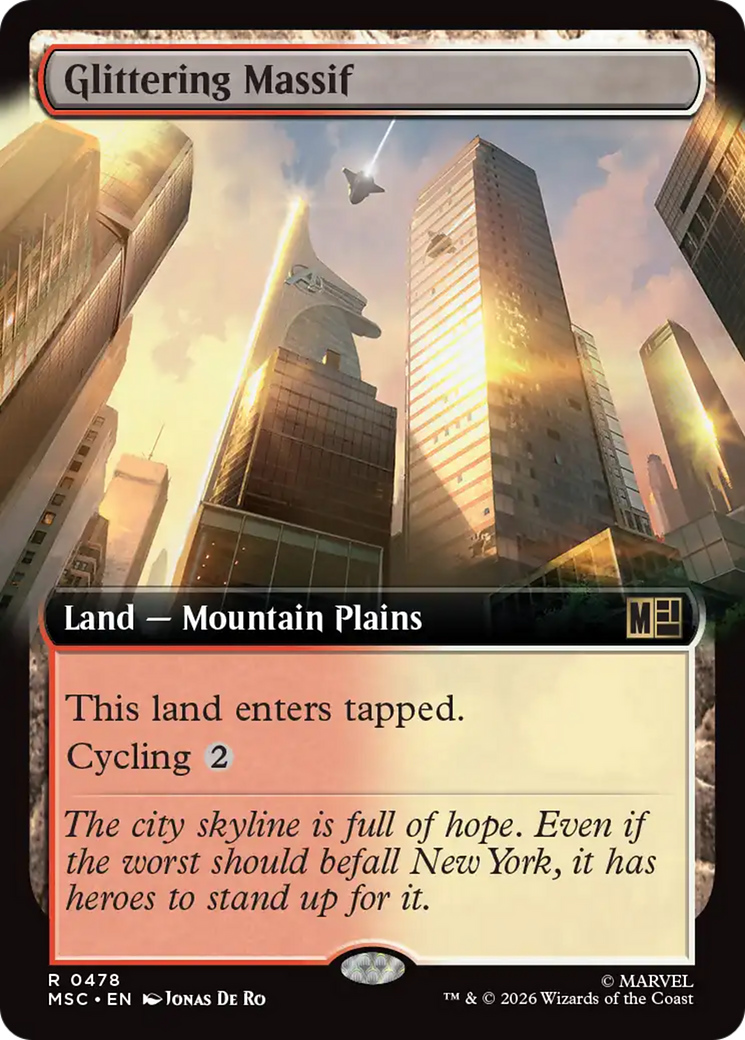 Glittering Massif (Extended Art) [Marvel Super Heroes Commander] | Lots Moore NSW