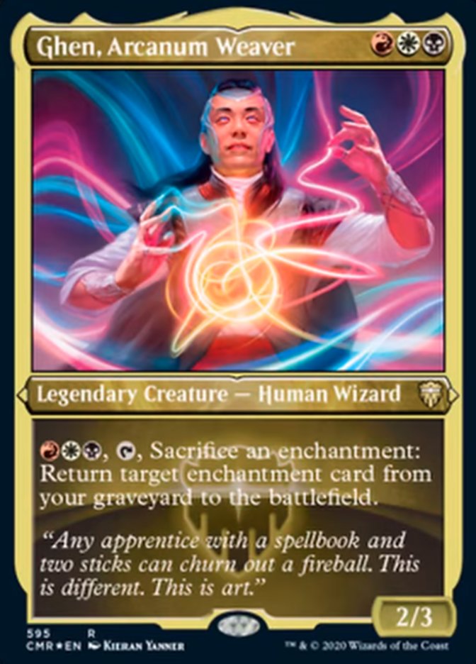 Ghen, Arcanum Weaver (Etched) [Commander Legends] | Lots Moore NSW