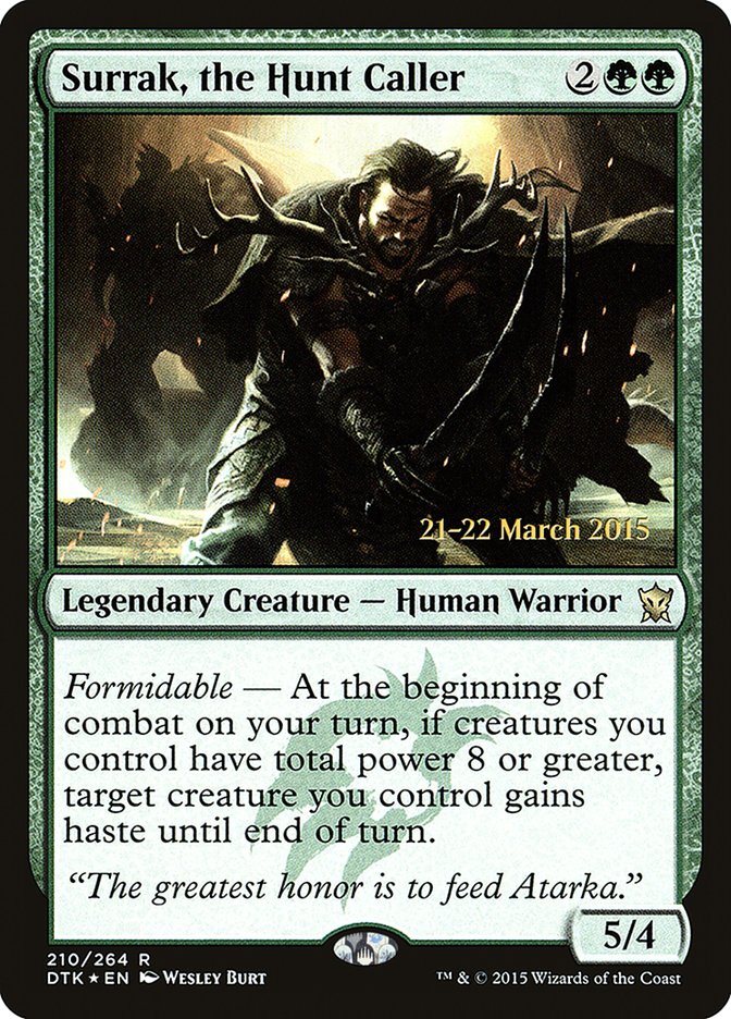Surrak, the Hunt Caller [Dragons of Tarkir Prerelease Promos] | Lots Moore NSW