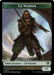 Elf Warrior // Cleric Double-Sided Token [Commander Masters Tokens] | Lots Moore NSW