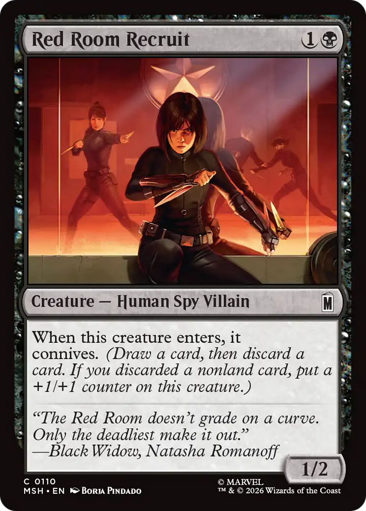 Red Room Recruit [Marvel Super Heroes] | Lots Moore NSW