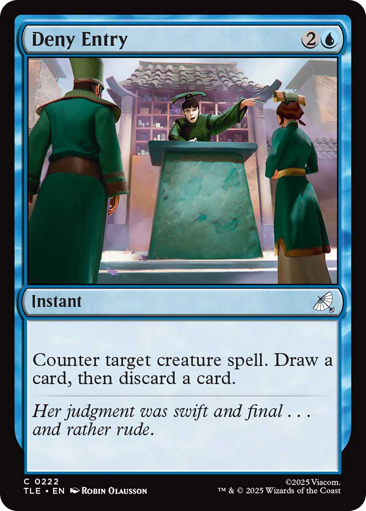 Deny Entry [Avatar: The Last Airbender: Eternal-Legal] | Lots Moore NSW