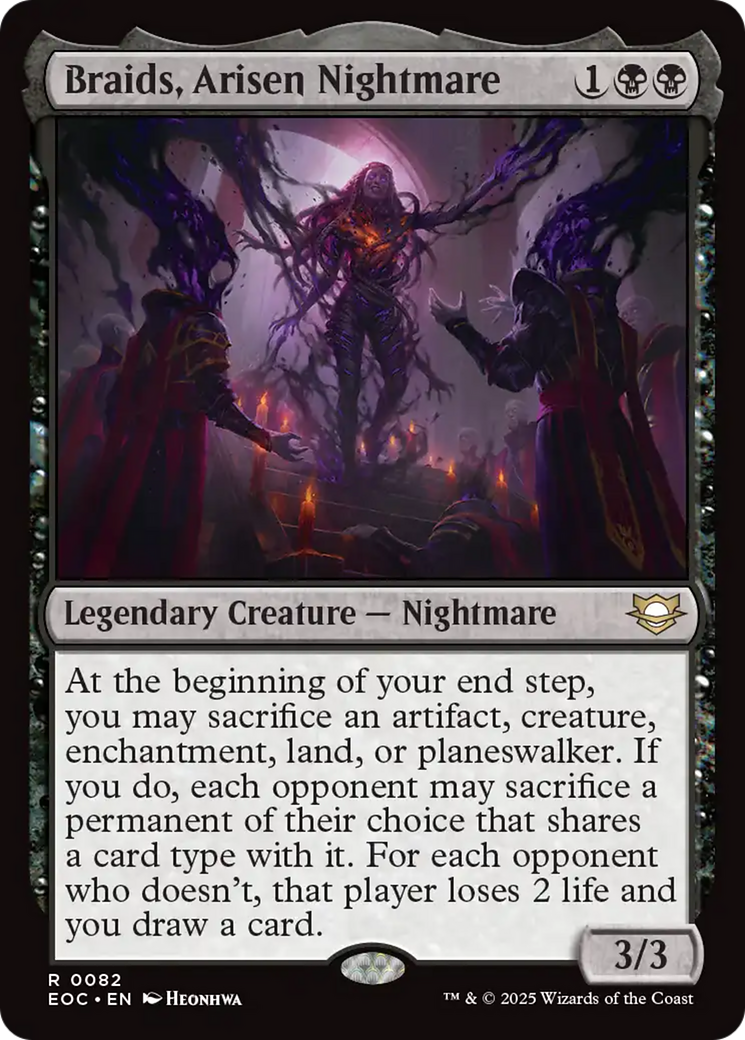 Braids, Arisen Nightmare [Edge of Eternities Commander] | Lots Moore NSW