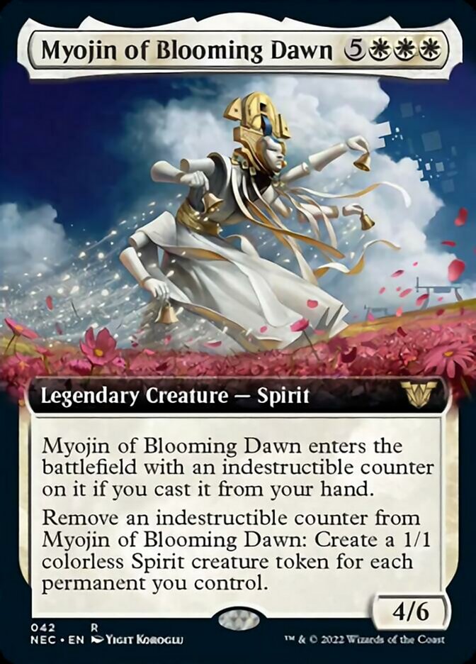Myojin of Blooming Dawn (Extended Art) [Kamigawa: Neon Dynasty Commander] | Lots Moore NSW