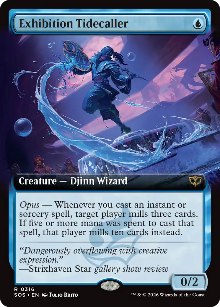 Exhibition Tidecaller (Extended Art) [Secrets of Strixhaven] | Lots Moore NSW