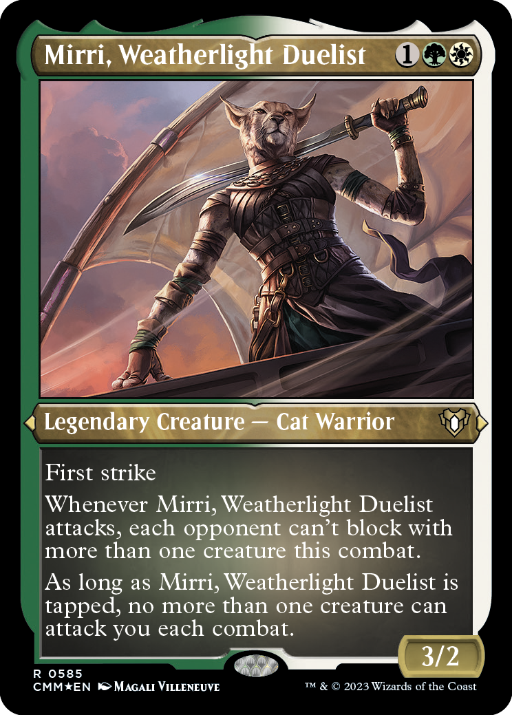 Mirri, Weatherlight Duelist (Foil Etched) [Commander Masters] | Lots Moore NSW