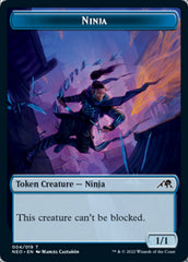 Samurai // Ninja Double-Sided Token [Kamigawa: Neon Dynasty Tokens] | Lots Moore NSW