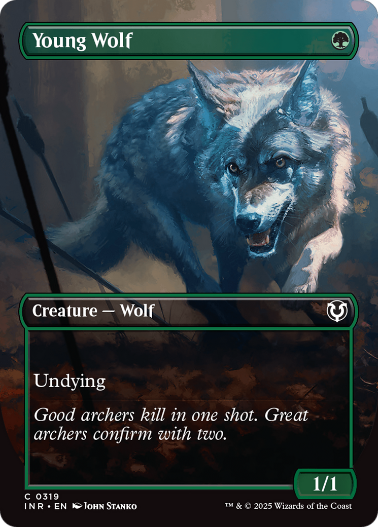 Young Wolf (Borderless) [Innistrad Remastered] | Lots Moore NSW