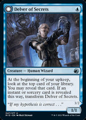 Delver of Secrets // Insectile Aberration [Innistrad: Midnight Hunt] | Lots Moore NSW