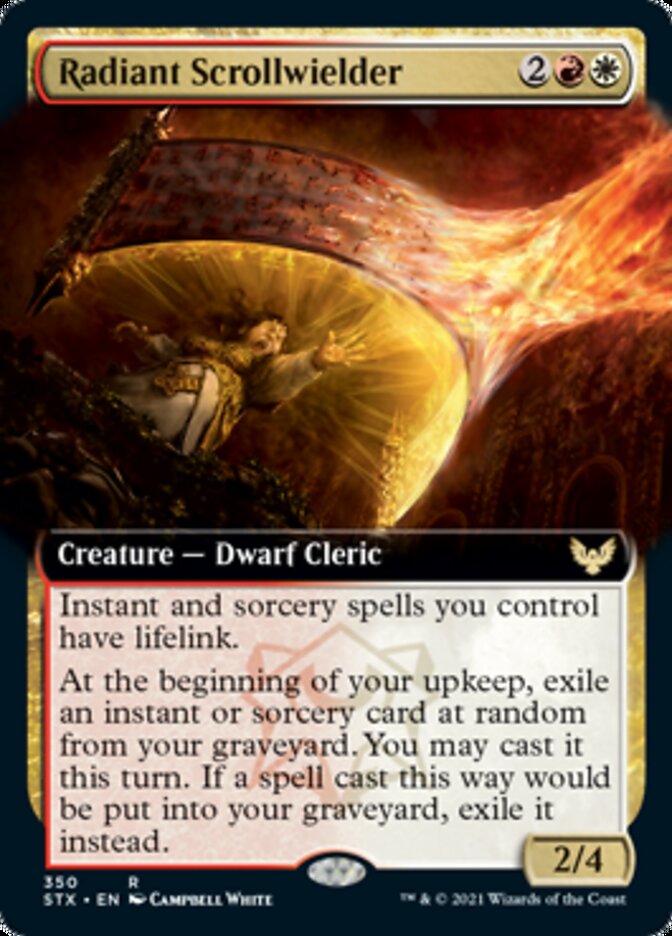 Radiant Scrollwielder (Extended Art) [Strixhaven: School of Mages] | Lots Moore NSW