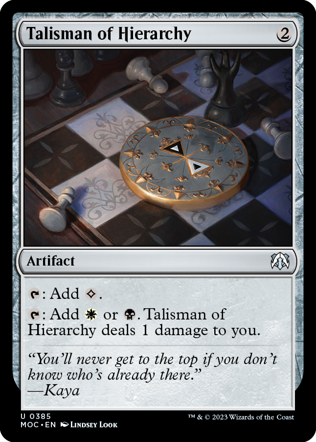 Talisman of Hierarchy [March of the Machine Commander] | Lots Moore NSW