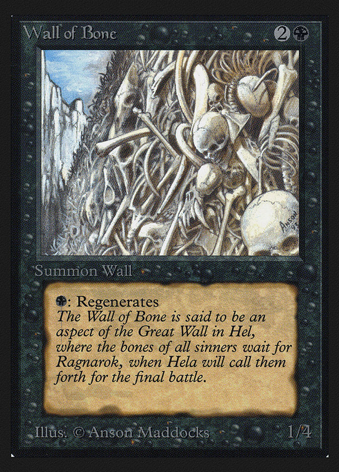 Wall of Bone [International Collectors' Edition] | Lots Moore NSW