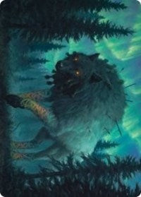 Sarulf, Realm Eater Art Card [Kaldheim Art Series] | Lots Moore NSW